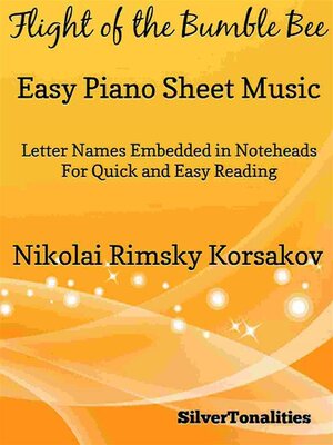 cover image of Flight of the Bumble Bee Easy Piano Sheet Music